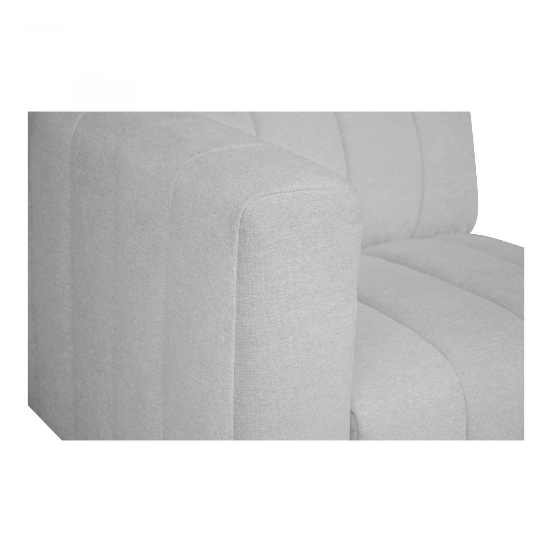 Lyric Arm Chair Left Oatmeal Sectionals| Moe's Home
