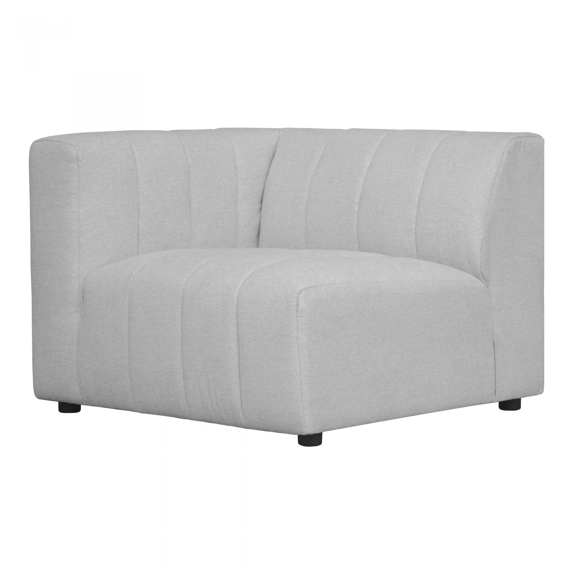 Lyric Arm Chair Left Oatmeal Sectionals| Moe's Home