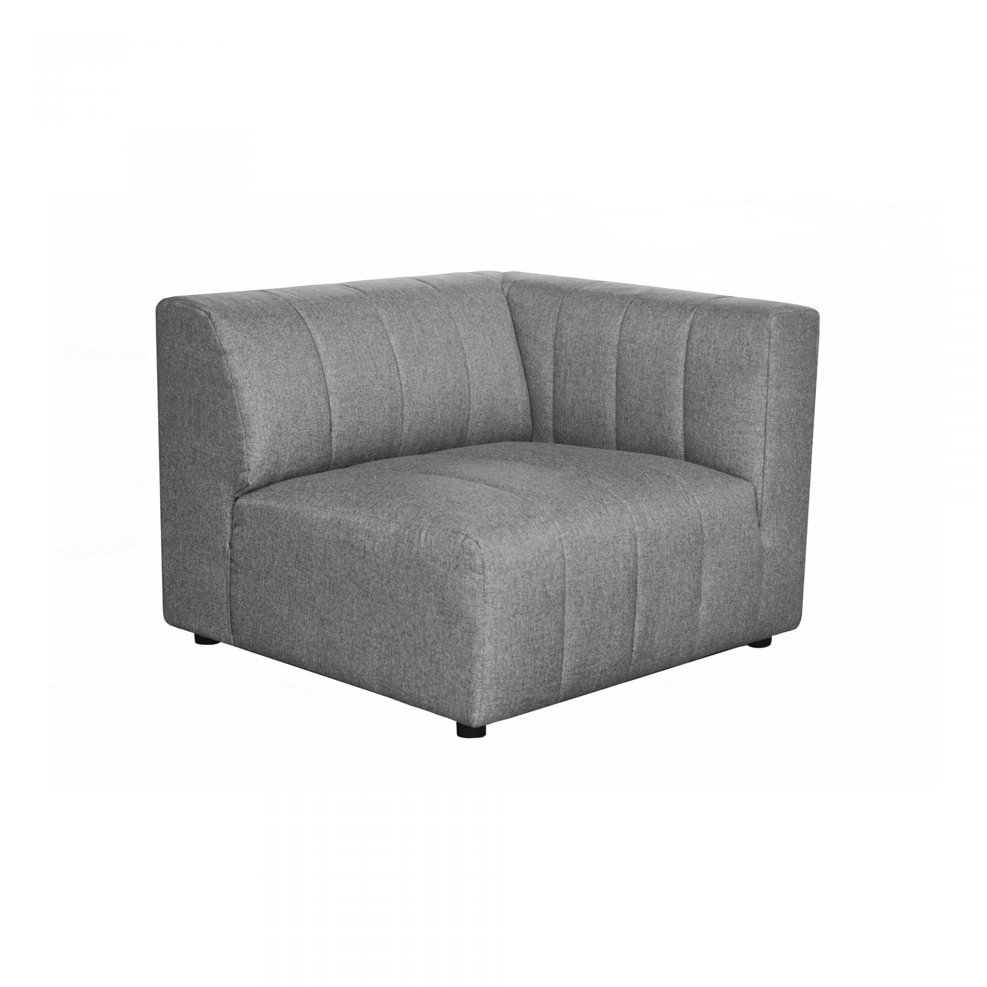 Lyric Arm Chair Right Grey Sectionals| Moe's Home