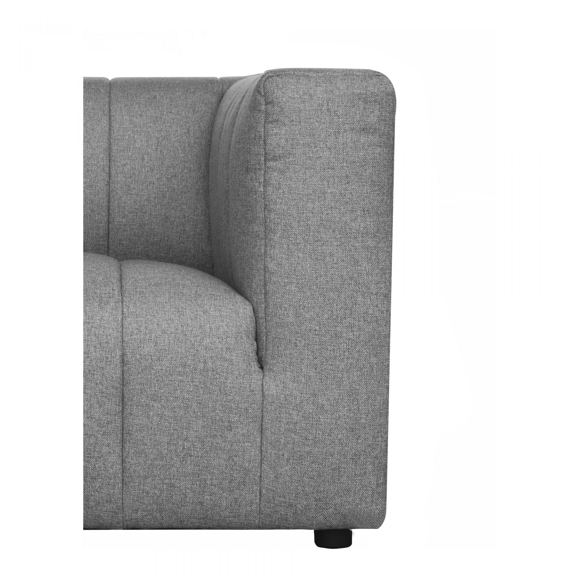 Lyric Arm Chair Right Grey Sectionals| Moe's Home