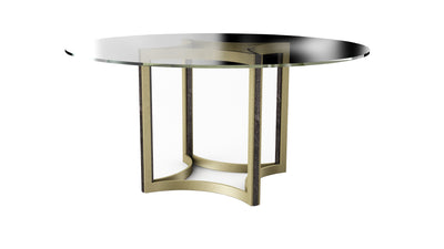 Modern Artisan Remix - Remix Glass Top Table 60" - Al Rugaib Furniture (4576444317792)