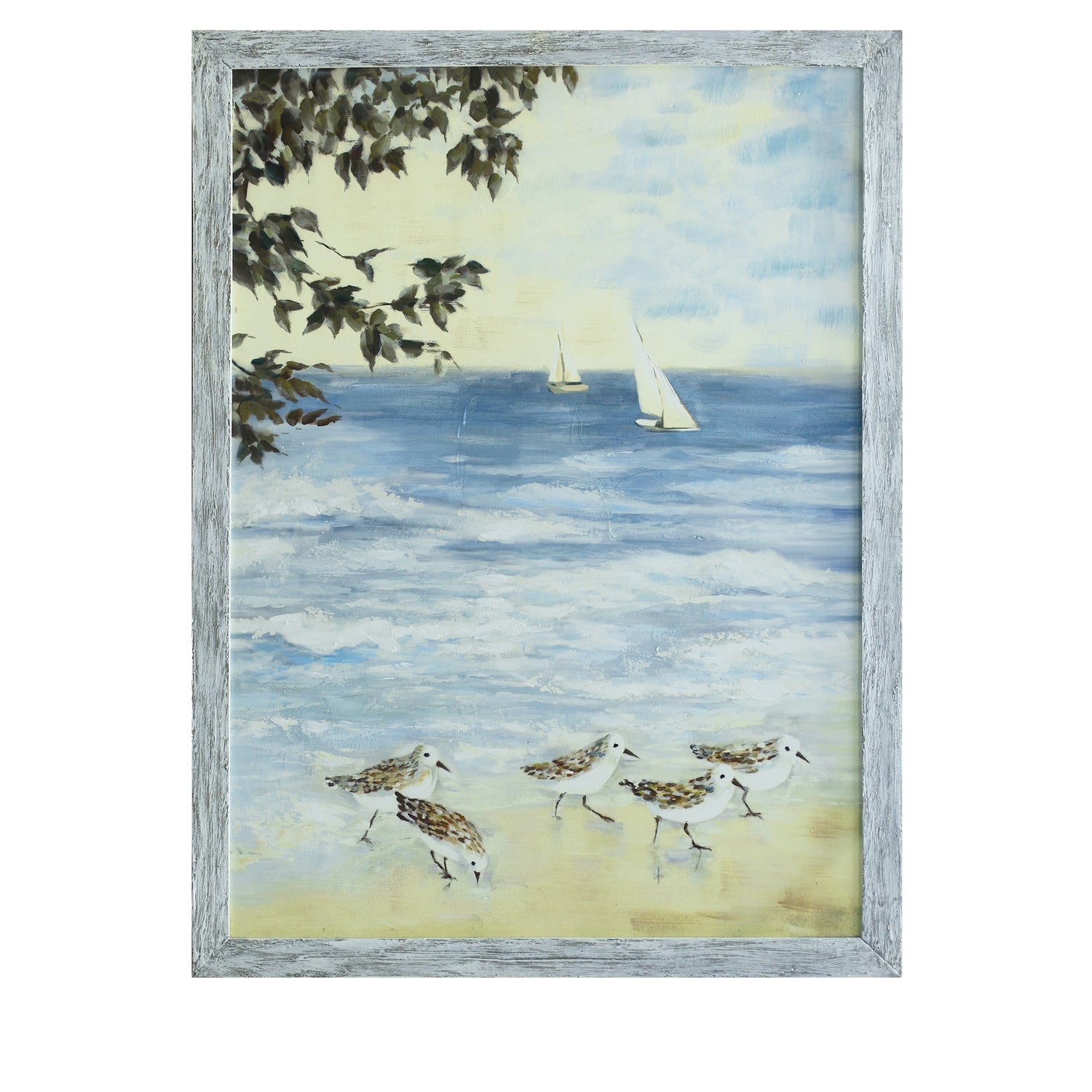 Malak Beach Handmade Painting Wall Art| Crestview