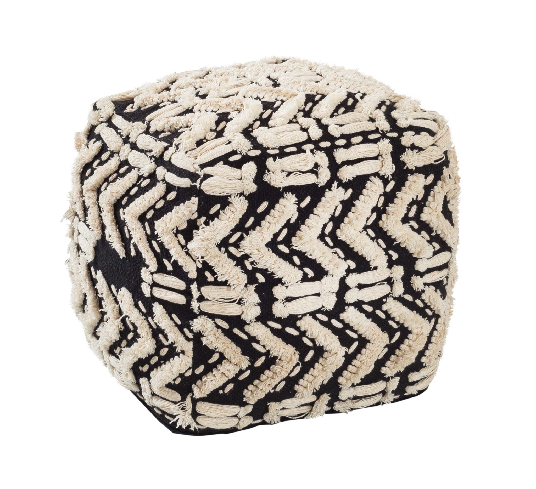 Mariel Cotton Pouf Poufs| TOV