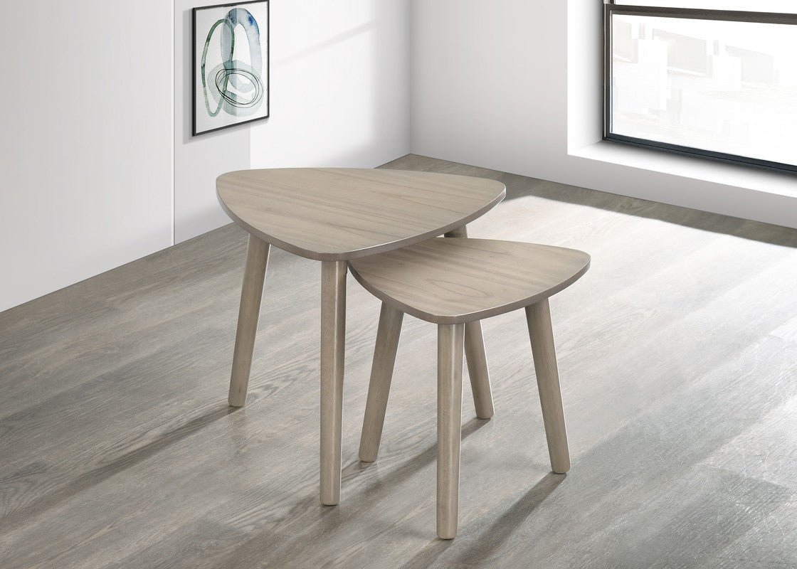 Megan grey wash nesting table (set of 2 ) Table Sets| Roots Furniture
