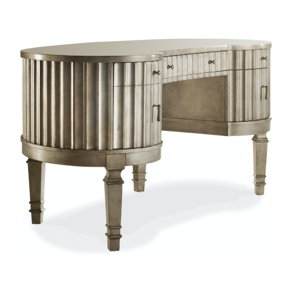 Melange Fluted Kidney Desk Office Desks| Hooker