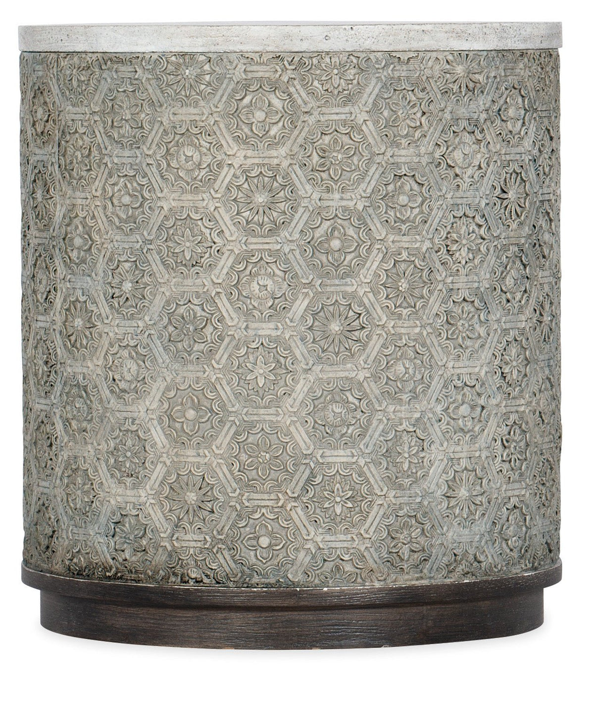 Melange Greystone Round End Table Accent & End Tables| Hooker