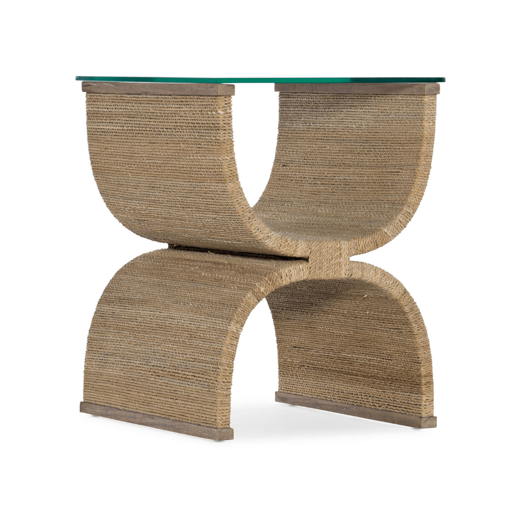 Melange Lenny Woven End Table Accent & End Tables| Hooker