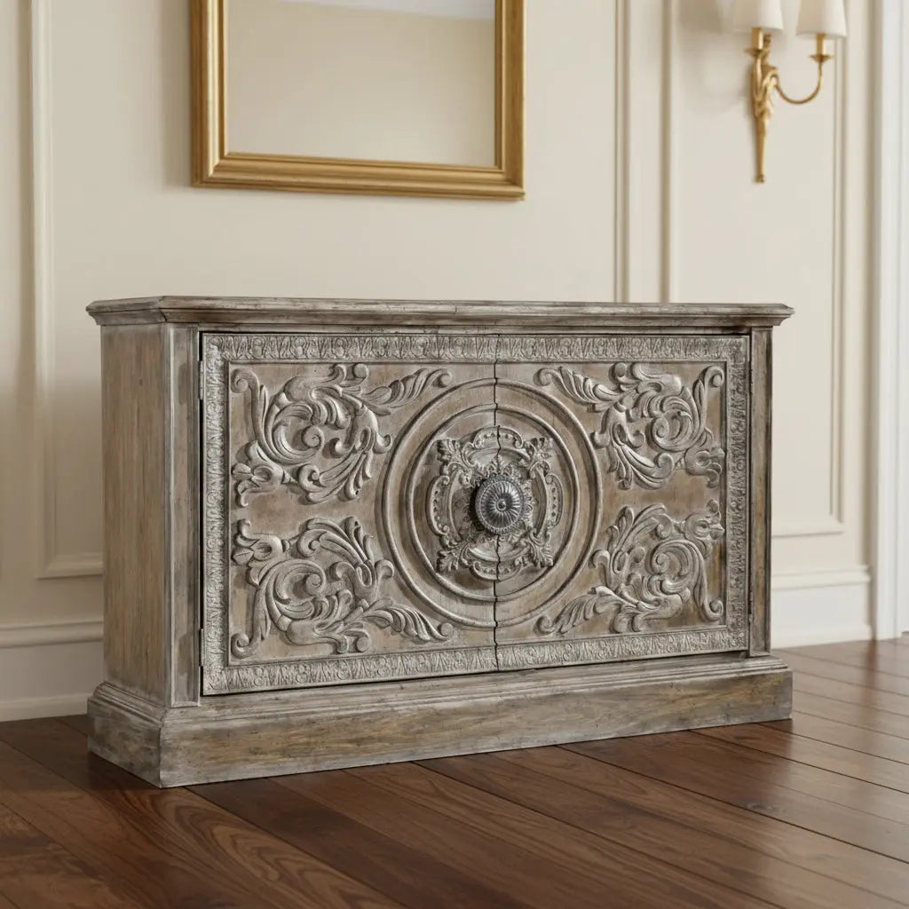 Melange Two Door Accent Console Consoles & Sideboards| Hooker