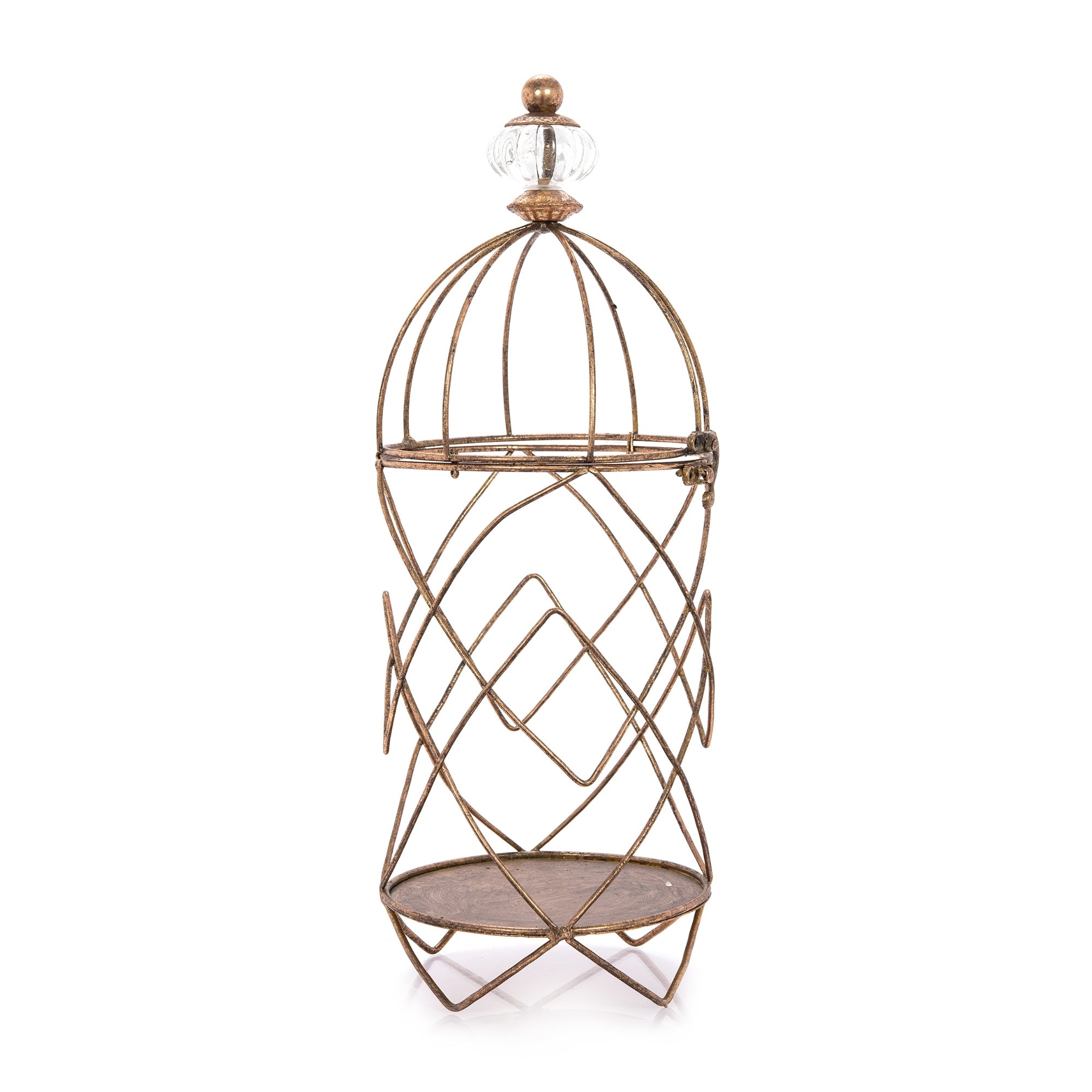 METAL CANDLE HOLDER 17*16*40.5 Candle Holders| Alrugaib Furniture X Nice