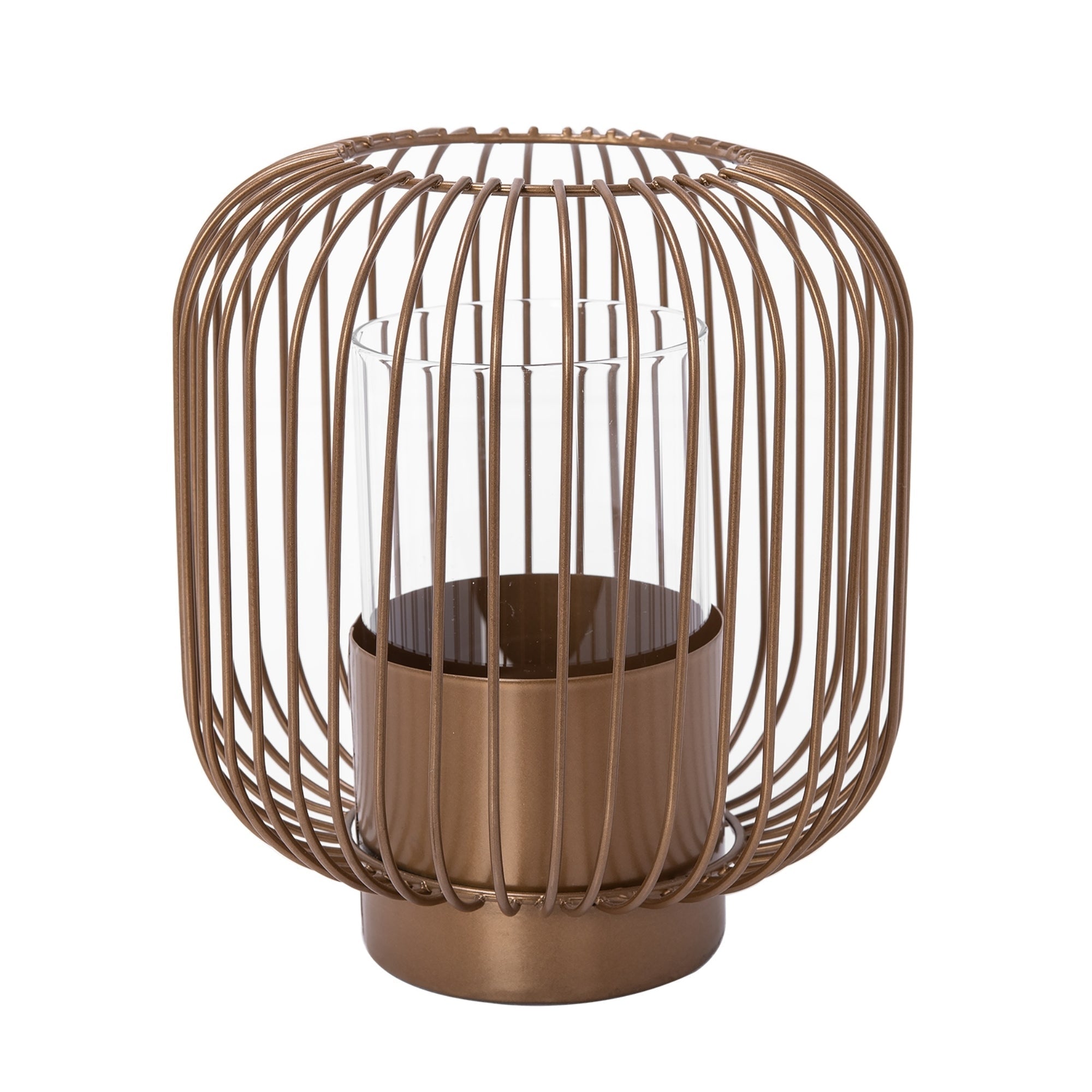 METAL CANDLE HOLDER GOLD 18.5*18.5*21 CM Candle Holders| Alrugaib Furniture X Nice