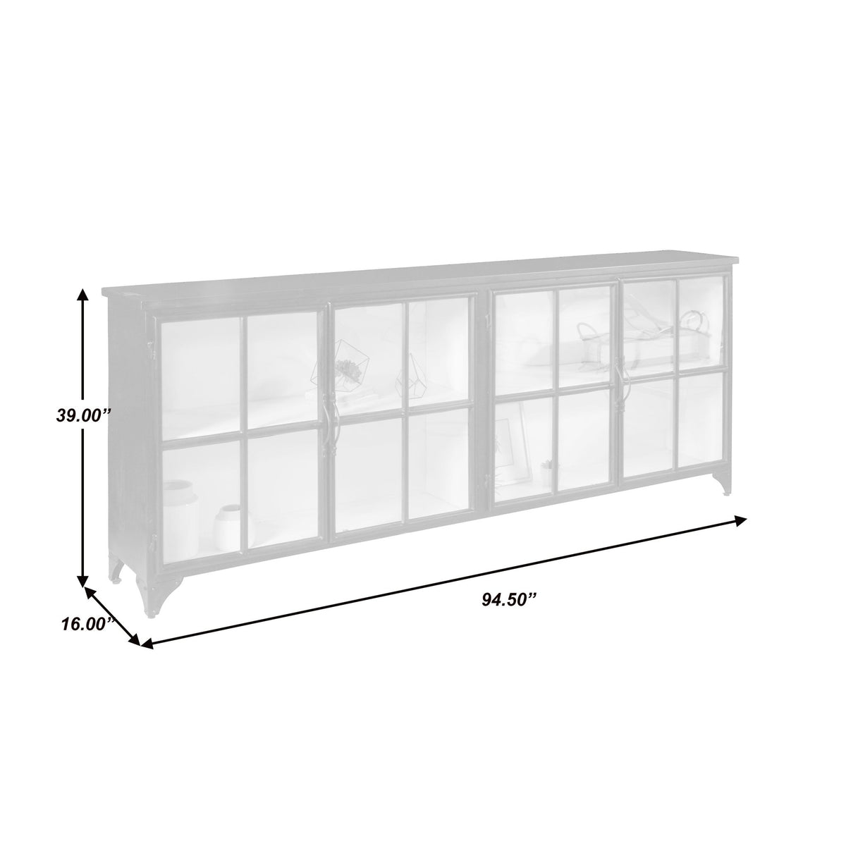 Metal Console Consoles & Sideboards| Hooker