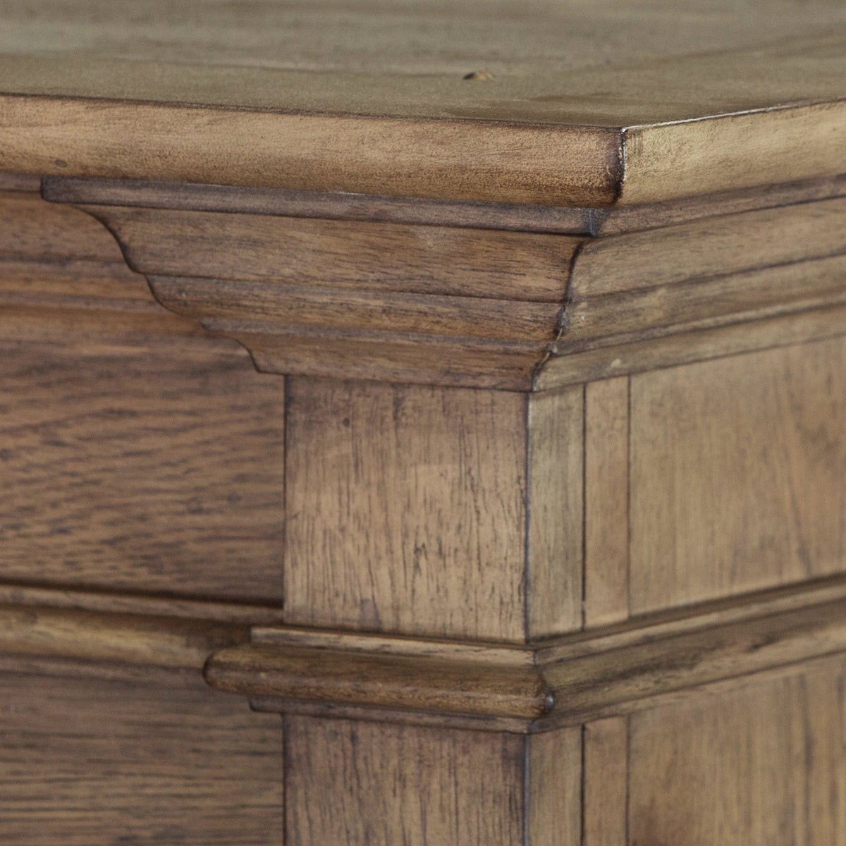 Metal Door Lt Oak Display Cabinet Cabinets & Chests| Hooker