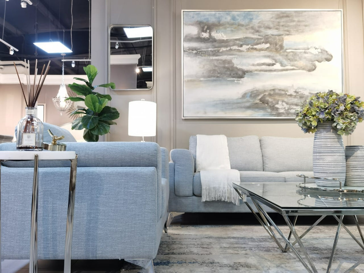 Miami Sky Blue Living Room Set Living Room Sets| Roots Furniture