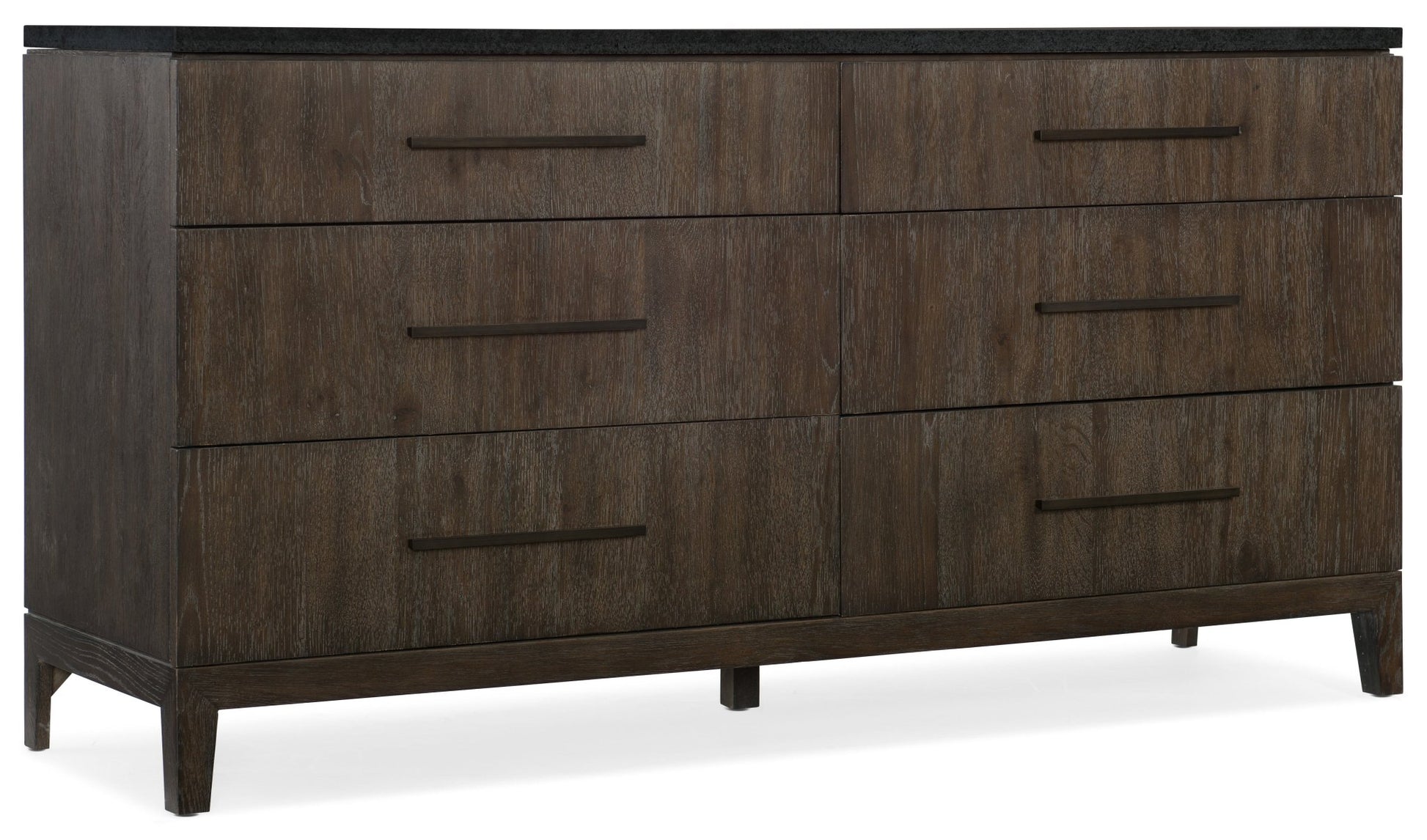 Miramar Aventura Raphael Six-Drawer Stone Top Dresser Dressers| Hooker
