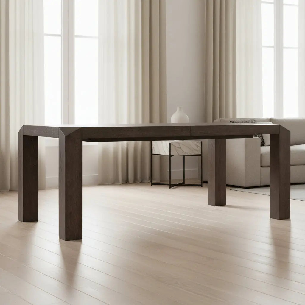 Miramar Aventura Vermeer 82in Leg Dining Table w/1-24in Leaf Dining Tables| Hooker