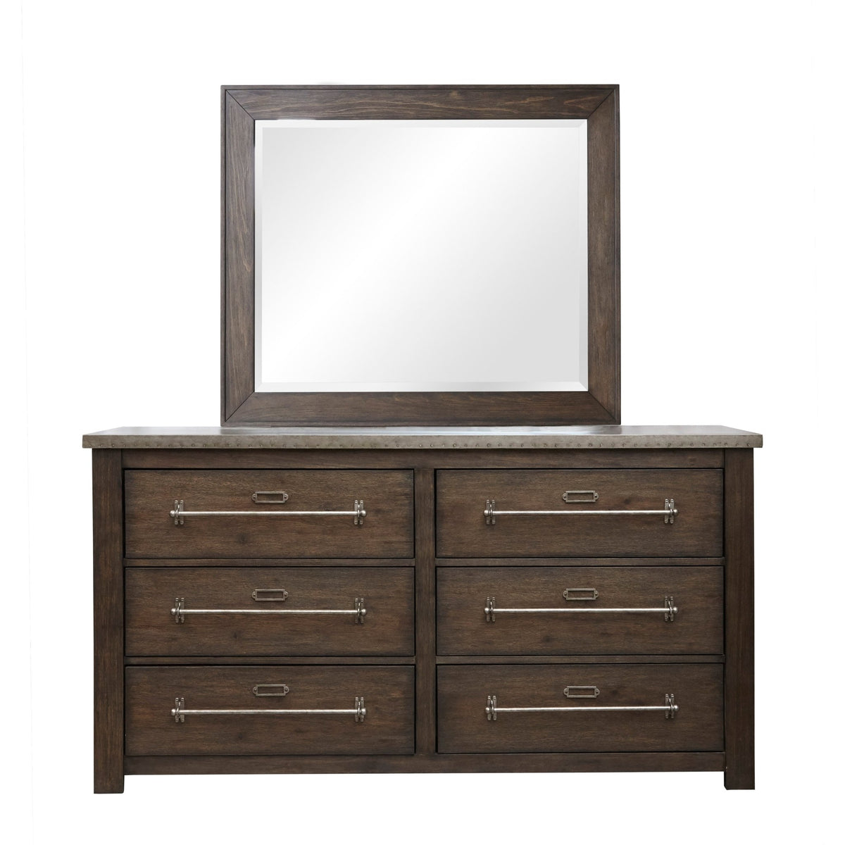 Mirror - Dk Oak Mirrors| Hooker