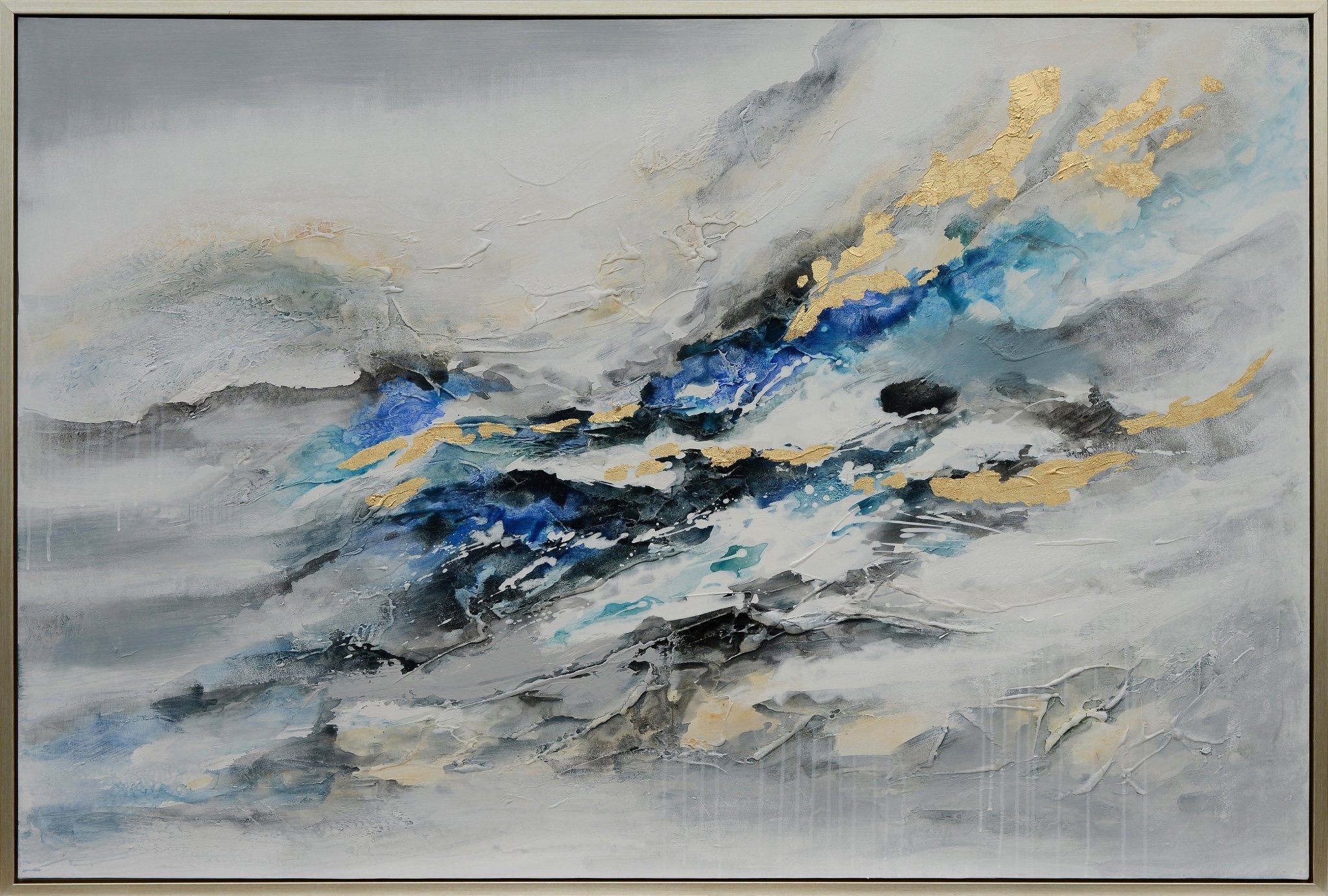 Mist River Handmade Oil Painting Wall Art| Crestview