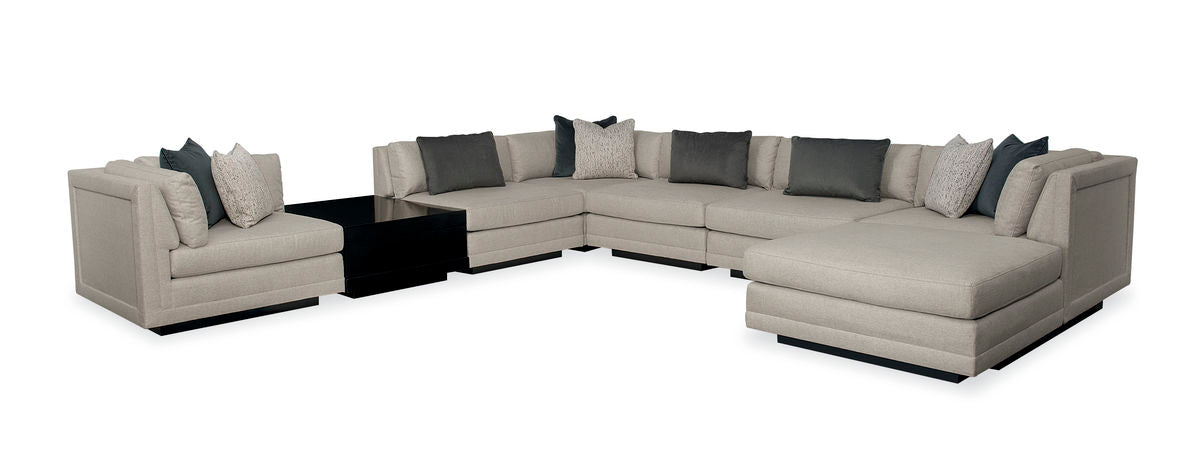 Modern Fusion - Armless Chair Sectionals| Caracole