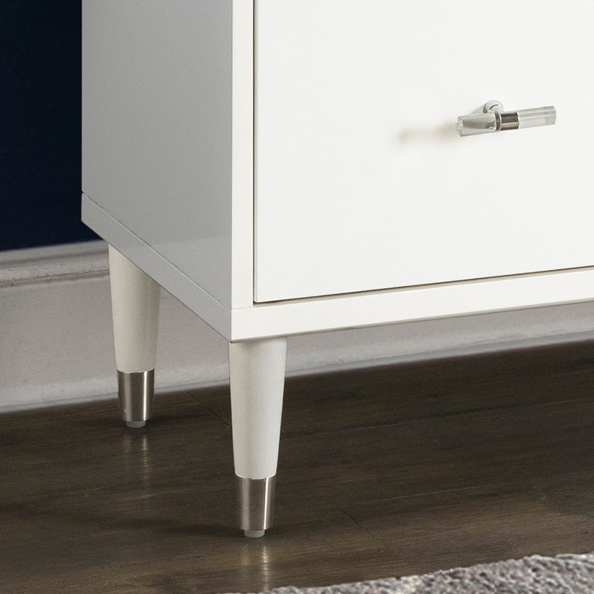 Modern White Nine Drawer Chest Cabinets & Chests| Hooker