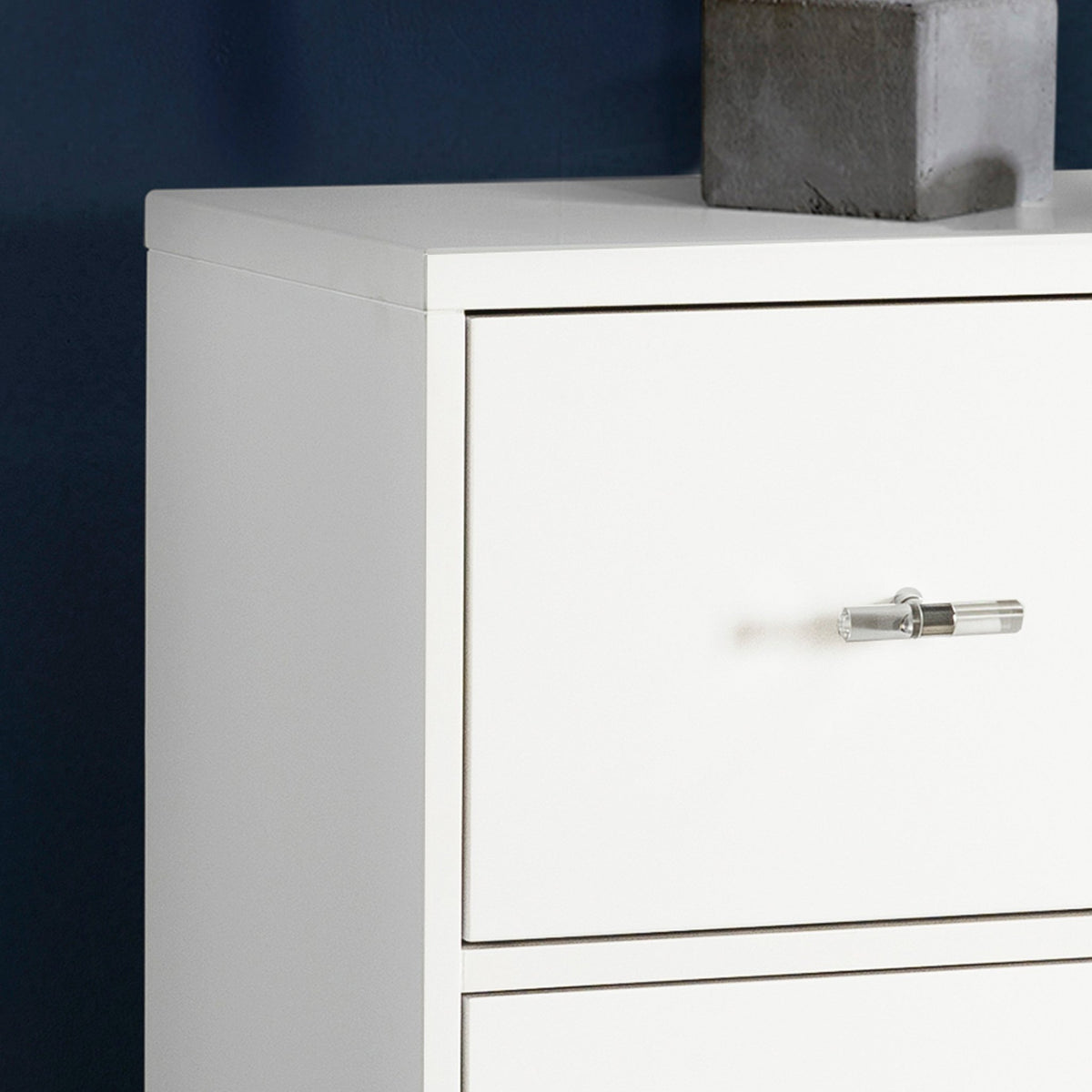 Modern White Nine Drawer Chest Cabinets & Chests| Hooker