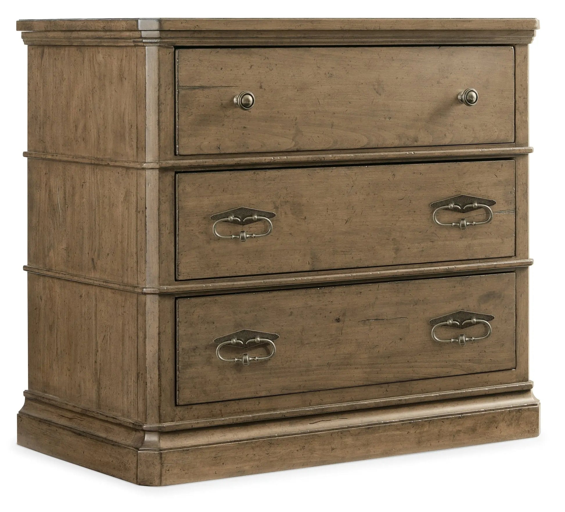 Montebello Three-Drawer Nightstand Nightstands| Hooker