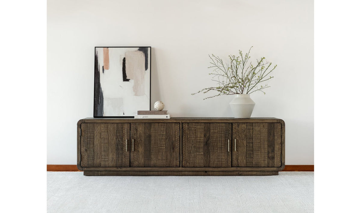Monterey Media Cabinet Aged Brown TV Units| Moe's Home
