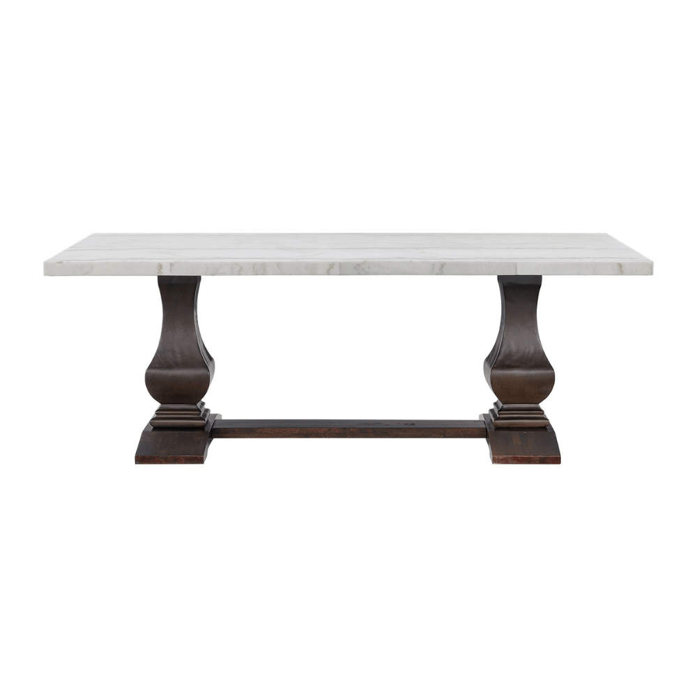 Monticello White Marble Dining Table 8 Chairs With Server Full Set Dining Room Sets| Roots Furniture