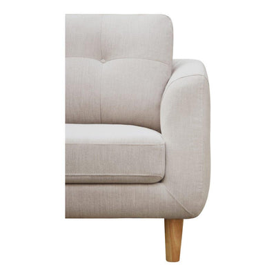 Corey Sectional Light Grey Left - Al Rugaib Furniture (4583198752864)