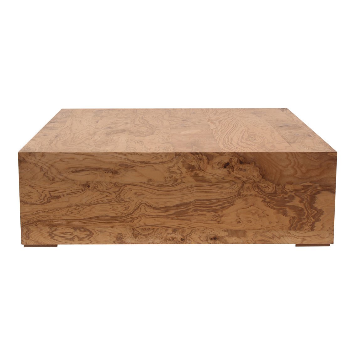 Nash Coffee Table Honey Brown Burl Coffee Tables| Moe's Home