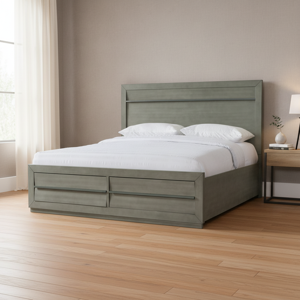 Nashville Grey Bed Beds| Roots Furniture