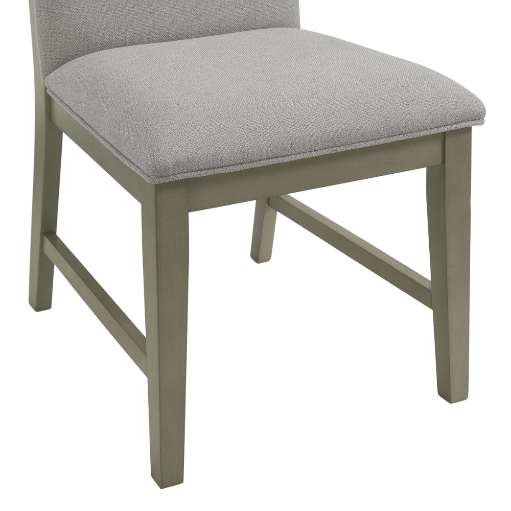 Nashville Grey Dining Table Fabric Ladder Back Side Chair Dining Chairs| Roots Furniture