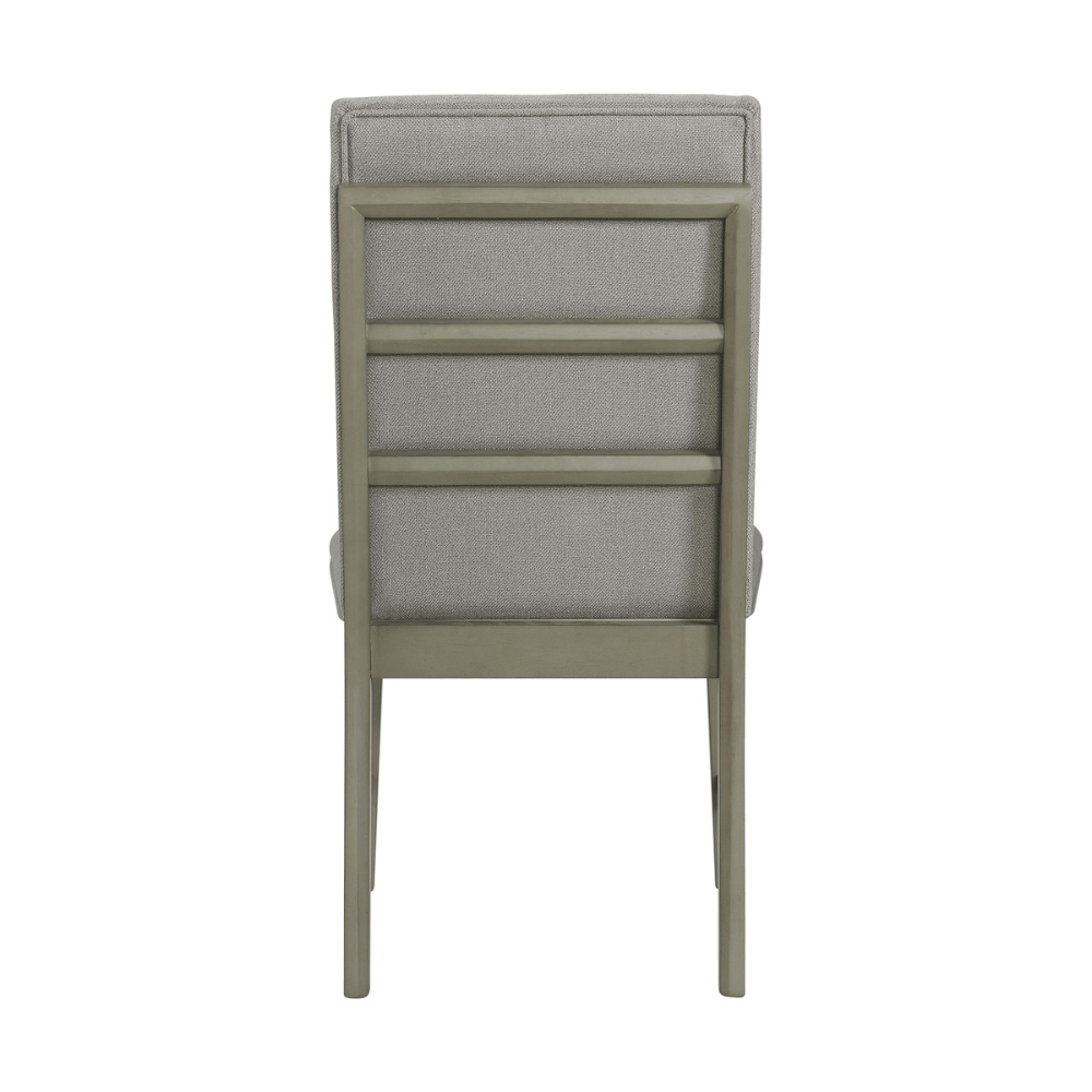 Nashville Grey Dining Table Fabric Ladder Back Side Chair Dining Chairs| Roots Furniture