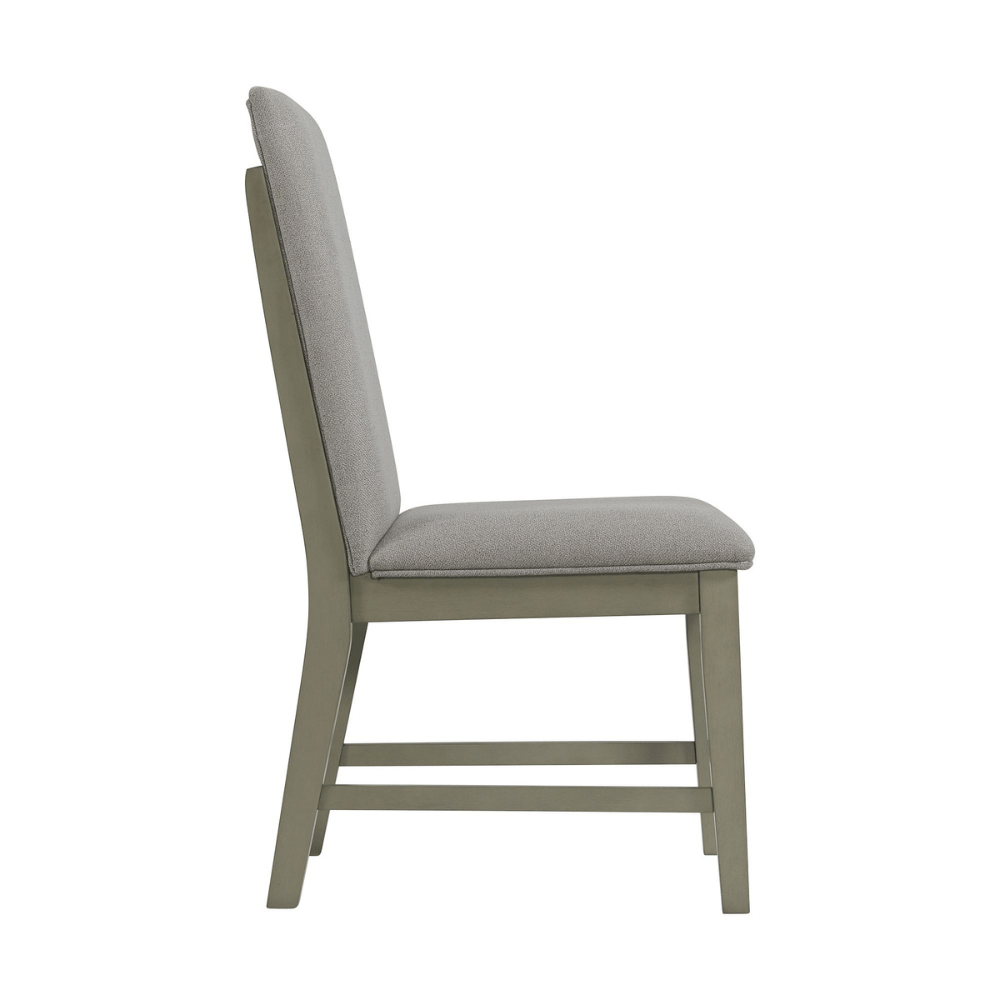 Nashville Grey Dining Table Fabric Ladder Back Side Chair Dining Chairs| Roots Furniture