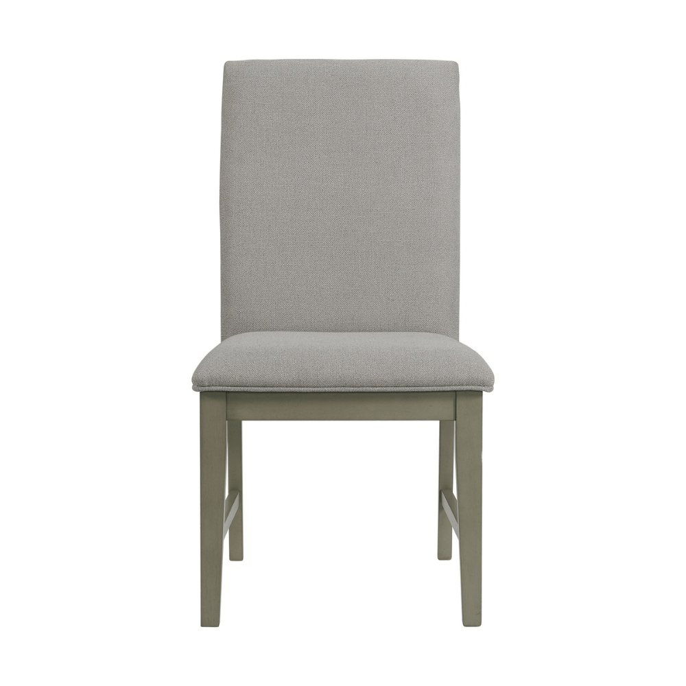 Nashville Grey Dining Table Fabric Ladder Back Side Chair Dining Chairs| Roots Furniture