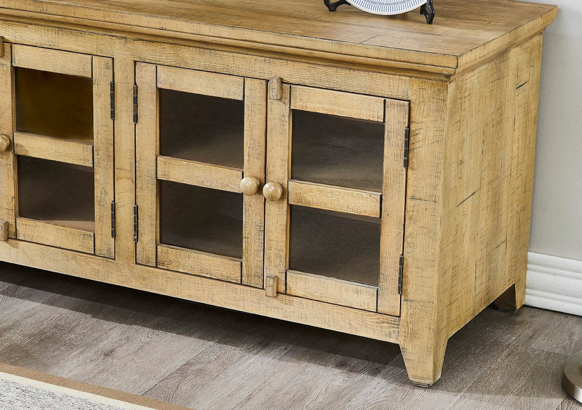 Natural TV Cabinet-6 doors TV Units| Crestview