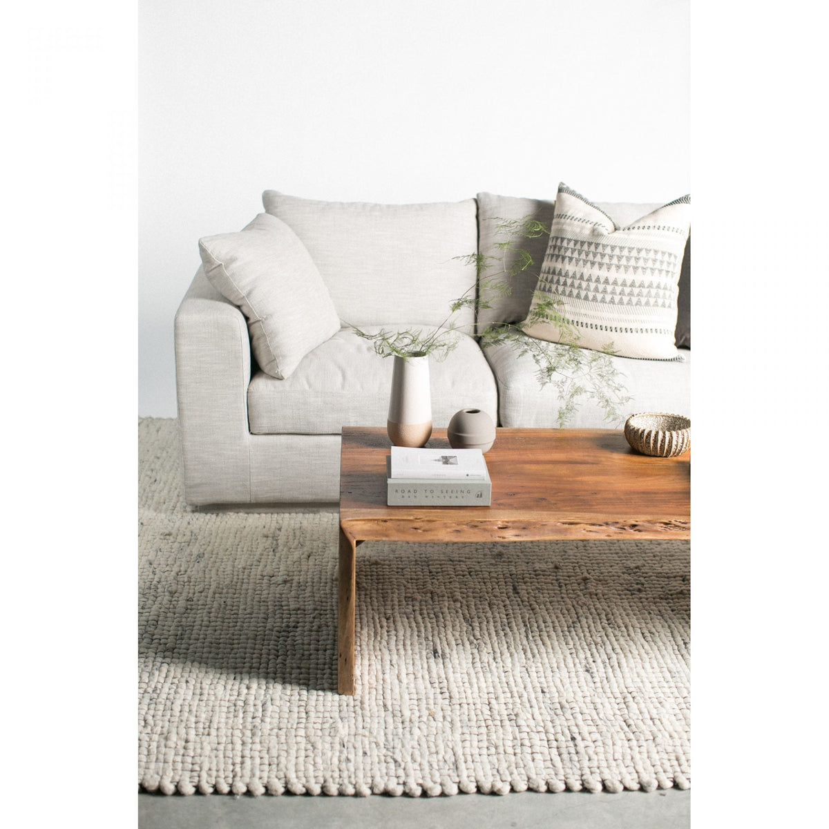 **Naturalist Planter Small Warm Grey Table Decors| Moe's Home