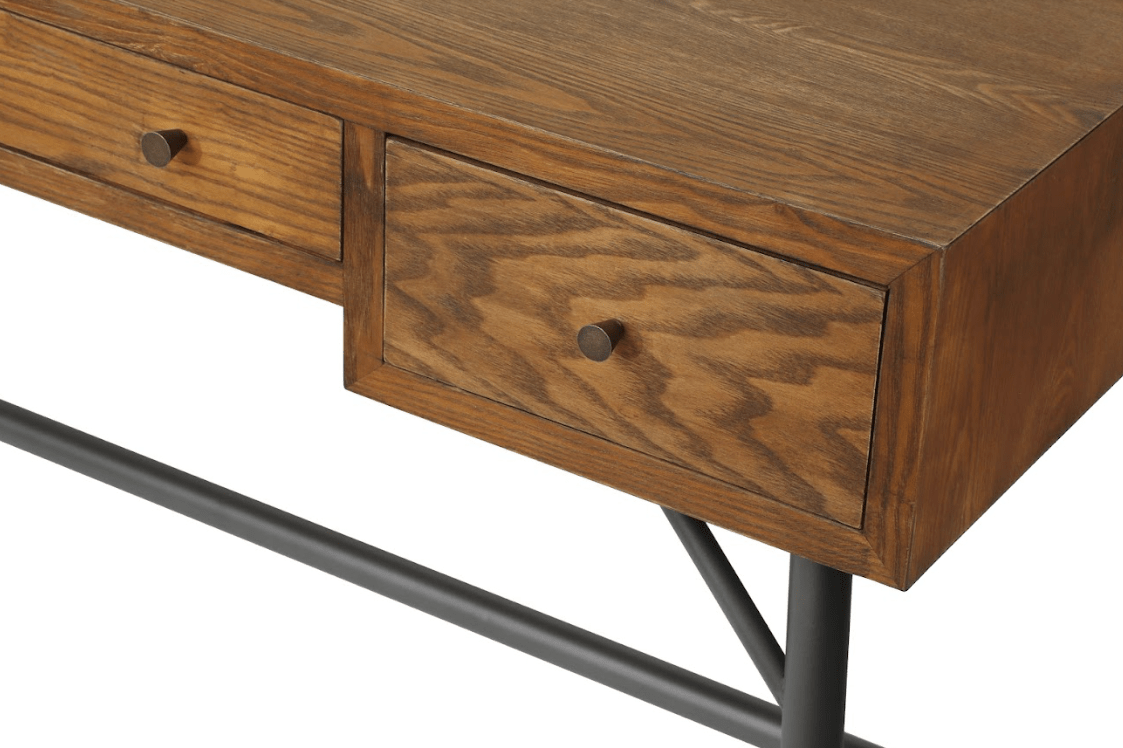 Nolan Burnished Oak Desk Consoles & Sideboards| Crestview