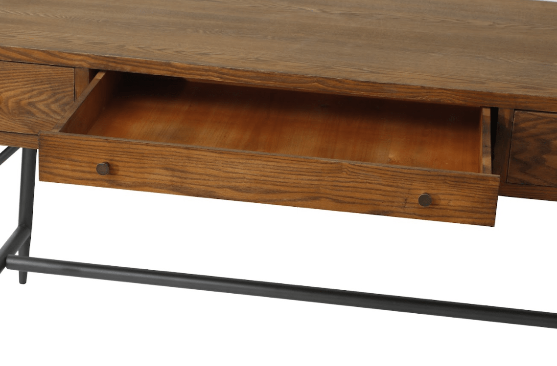 Nolan Burnished Oak Desk Consoles & Sideboards| Crestview