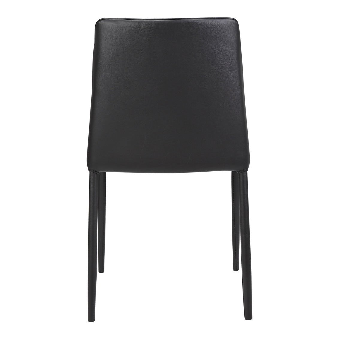 Nora Dining Chair Black Vegan Leather Chairs| Moe's Home