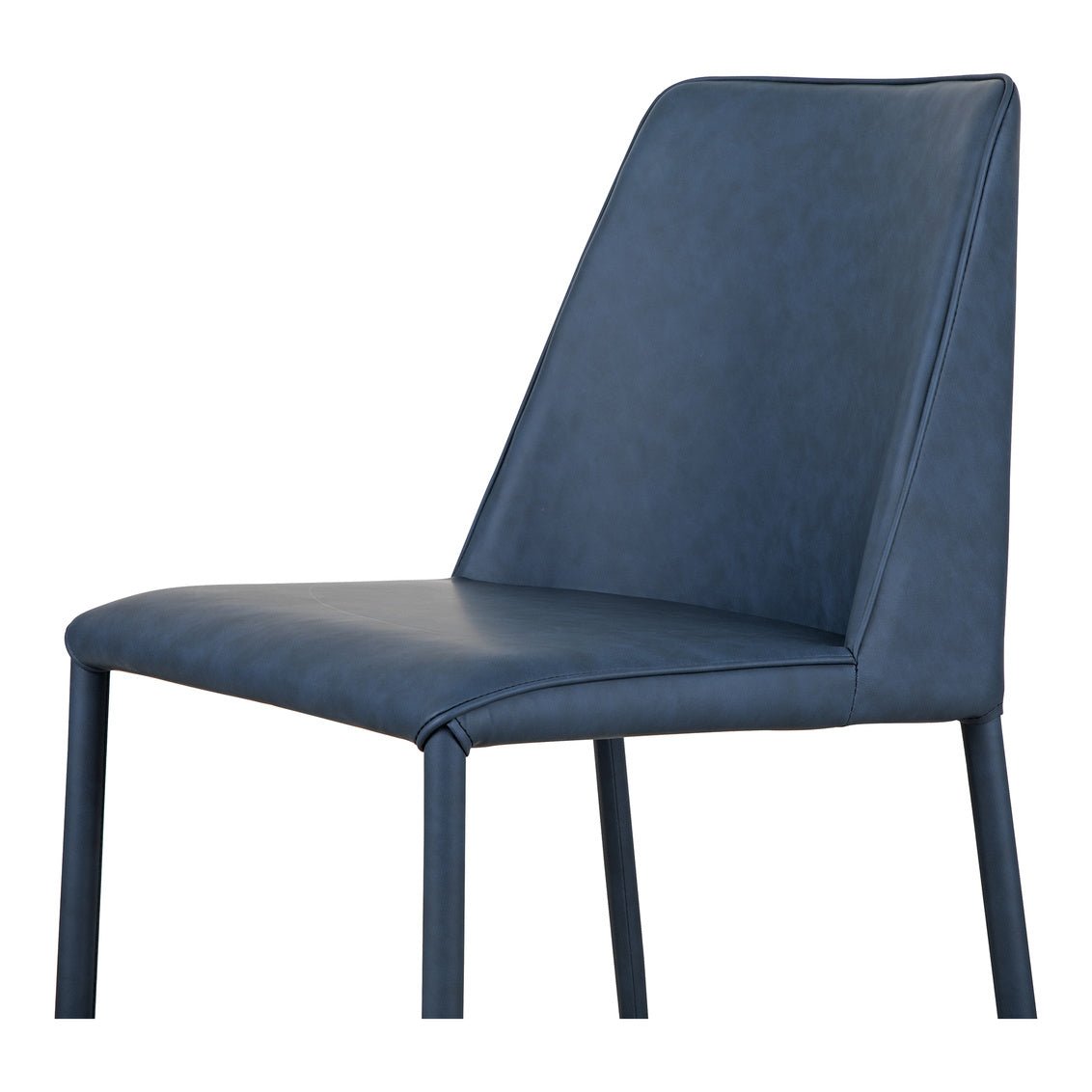 Nora Dining Chair Ocean Cavern Grey Vegan Leather-M2 Dining Chairs| Moe's Home