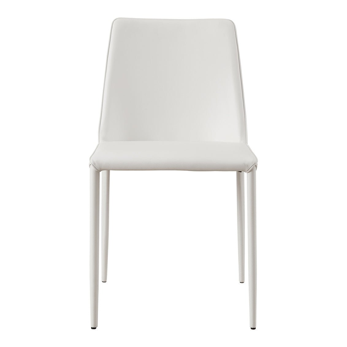 Nora Dining Chair White Vegan Leather-M2 Dining Chairs| Moe's Home