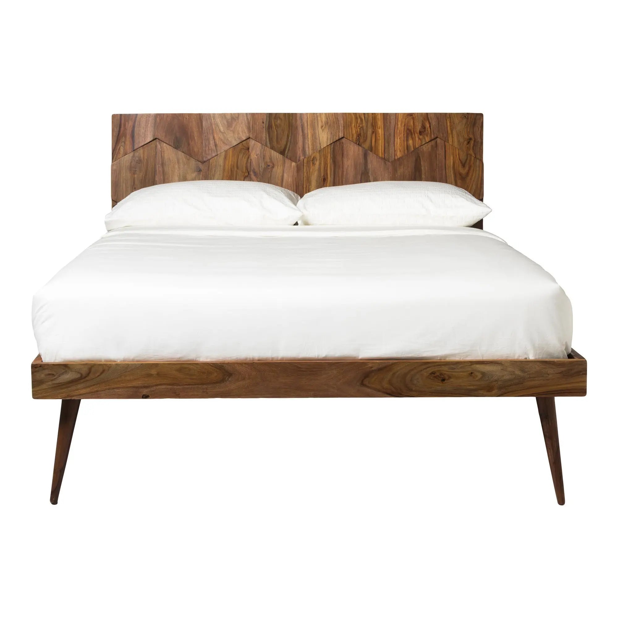 O2 Bed Queen Brown Beds| Moe's Home