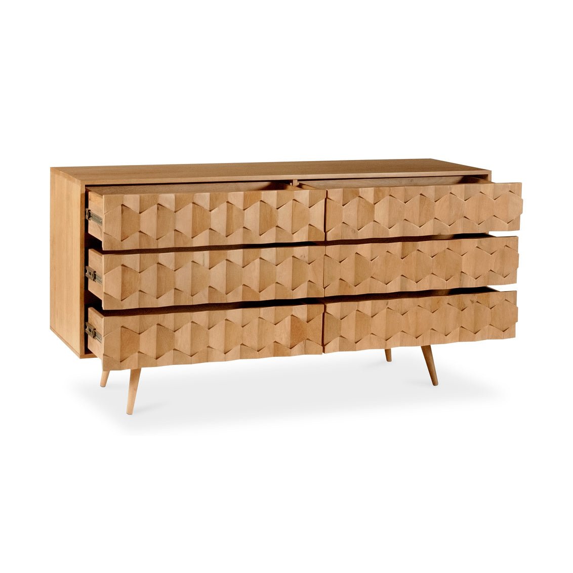 O2 Dresser Light Golden Dressers| Moe's Home