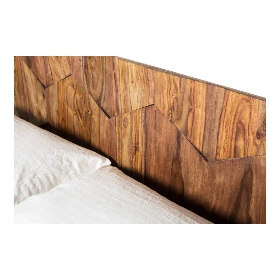 O2 King Bed Brown Beds| Moe's Home