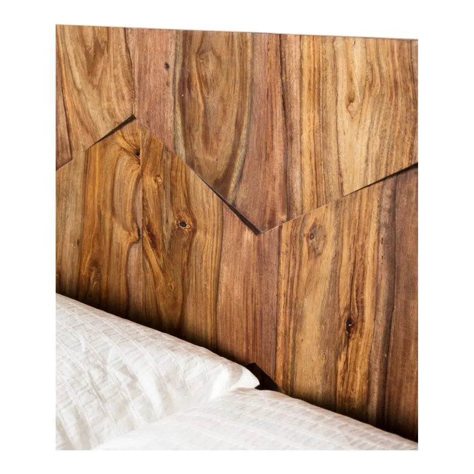 O2 King Bed Brown Beds| Moe's Home