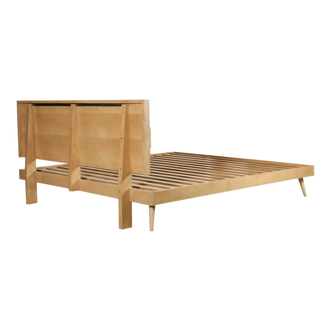 O2 King Bed Light Golden Beds| Moe's Home