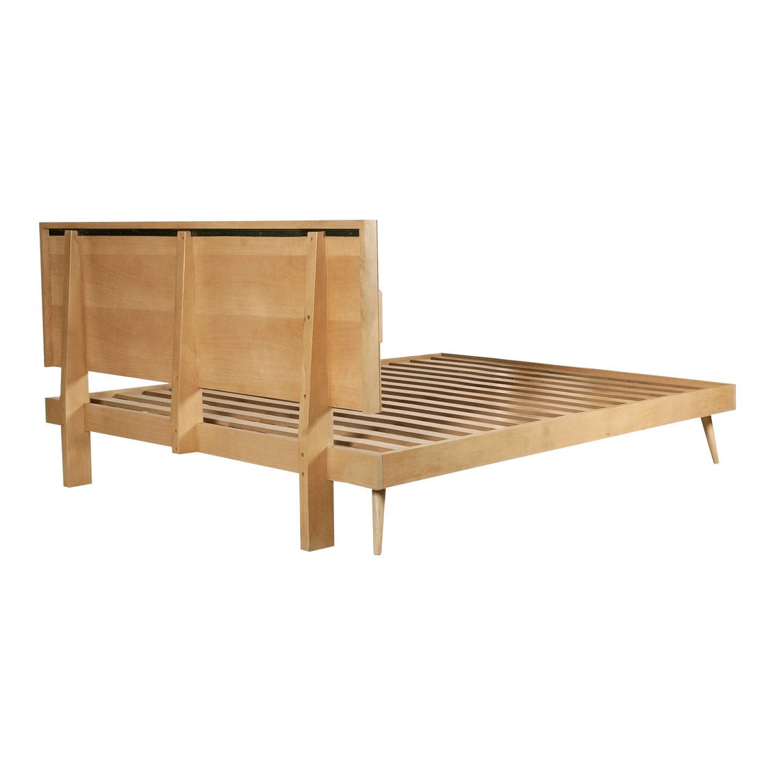 O2 Queen Bed Light Golden Beds| Moe's Home
