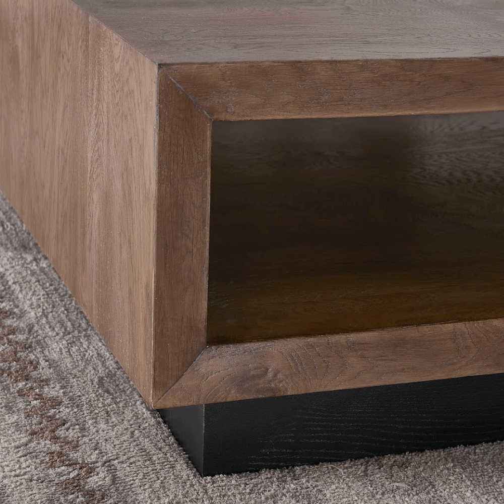Oak Wood Coffee TABLE Coffee Tables| Crestview