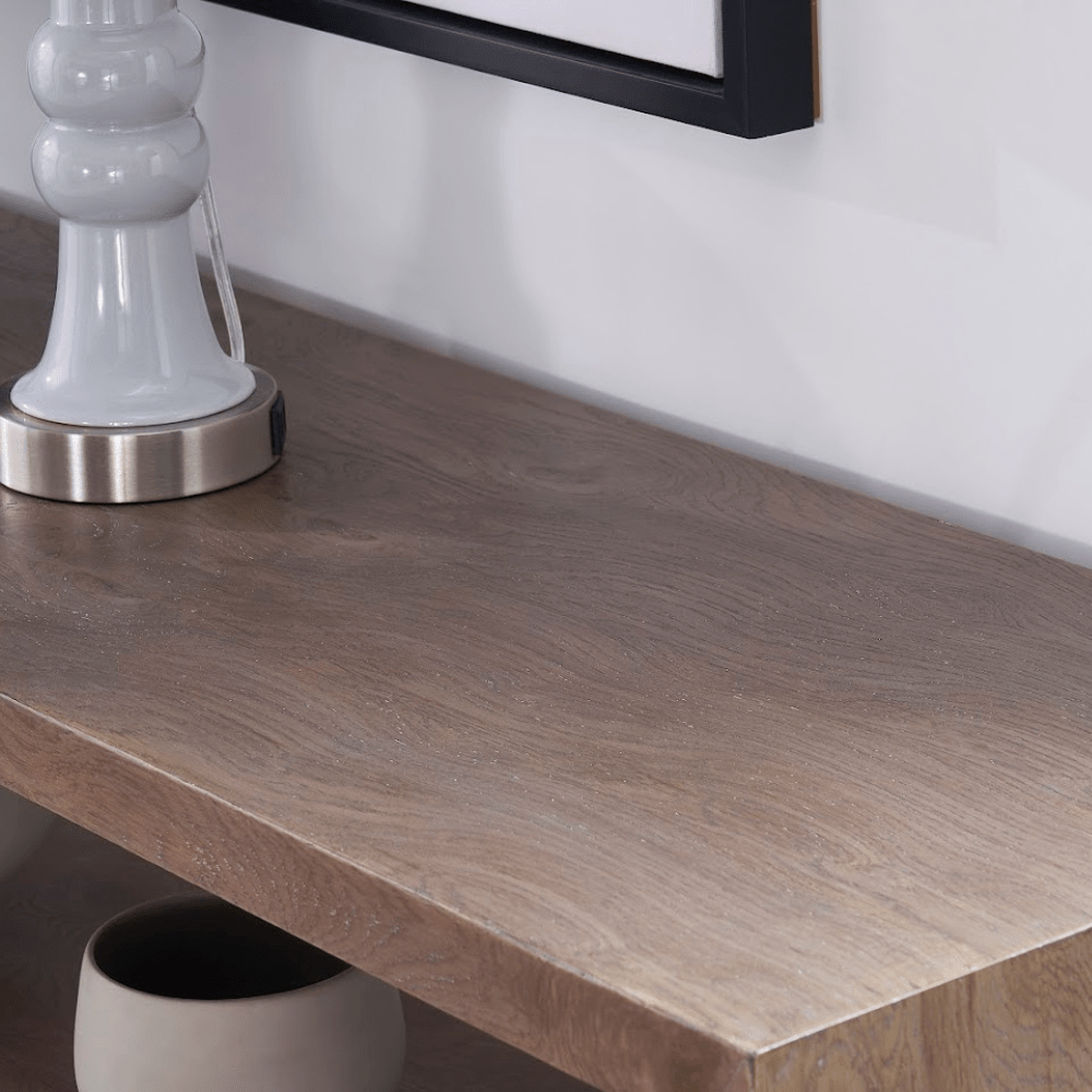 Oak Wood Console TABLE Table Sets| Crestview