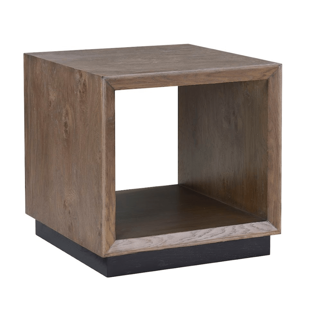 Oak Wood Side TABLE Accent & End Tables| Crestview